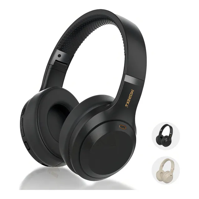 Auriculares Inalámbricos Bluetooth Moreka-bl016 Cancelacion Ruido Diadema Inalámbrico Anc Bt 5.4 Negro