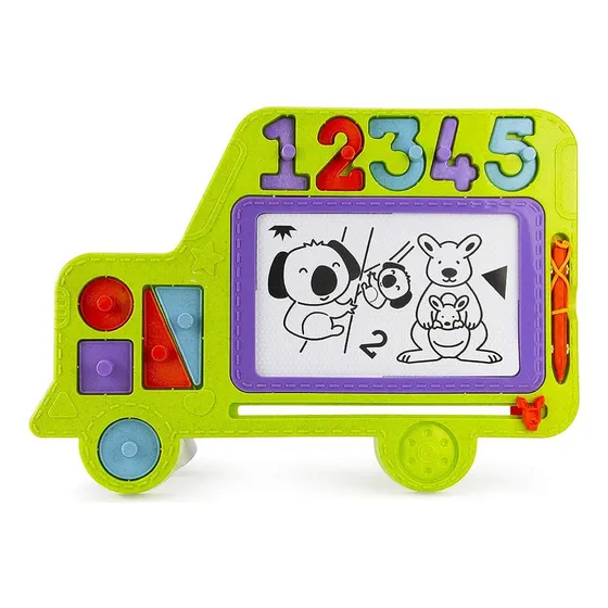 Juguetes Didacticos Roo Crew Pizarra Didáctica Imantada Color Verde