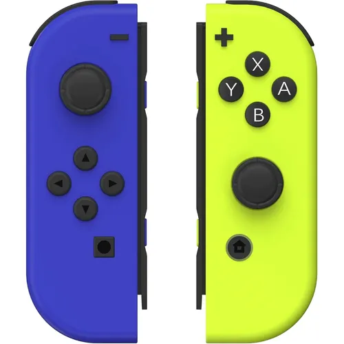 Gamepad Sem Fio GN YZC-05 para Nintendo Switch, Azul e Amarelo