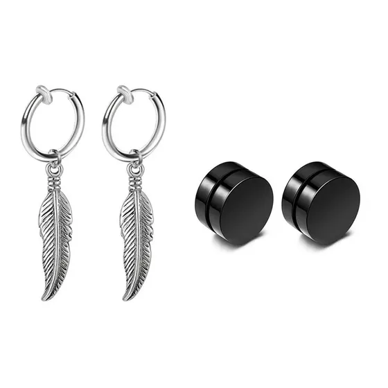 Aros Sin Perforacion Argollas A Presion Pluma + Discos Iman