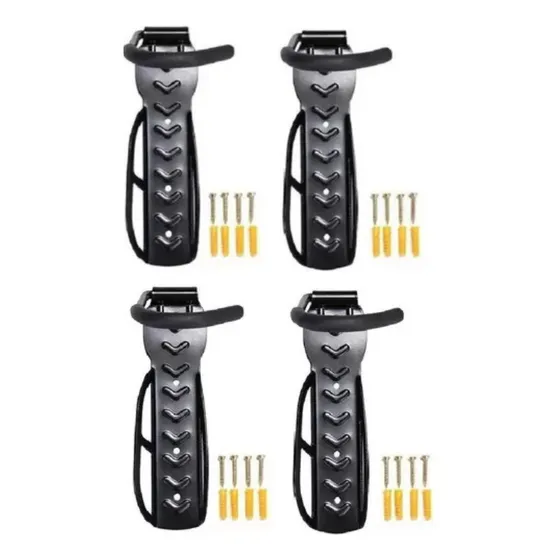 4x Suporte Gancho Bike Bicicleta Pendurar Parede Vertical