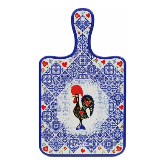 Azulejo Portugue Good Luck Gallo Salvamantel Asa Tabla