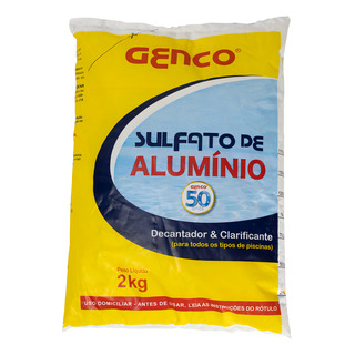 Sulfato Alumínio Decantador Clarificante Piscinas Genco 2kg Sulfato Alumínio Decantador Clarificante Piscinas Genco 2kg