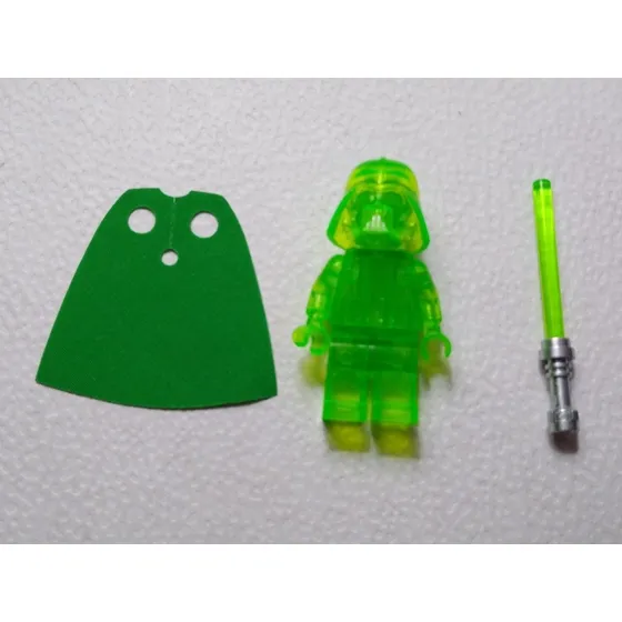 Lego Star Wars Darth Vader Prototipo Trans Green Casco Tipo2