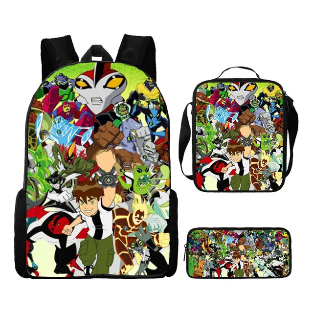 Mochila Con Ruedas For Estudiantes Junior Hacker Ben 10
