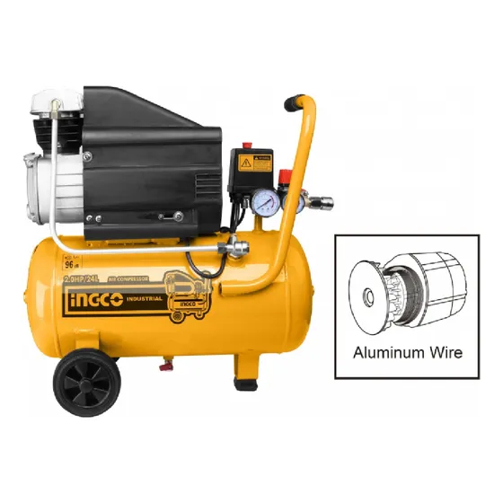Compresor De Aire 24lts 2hp Ingco