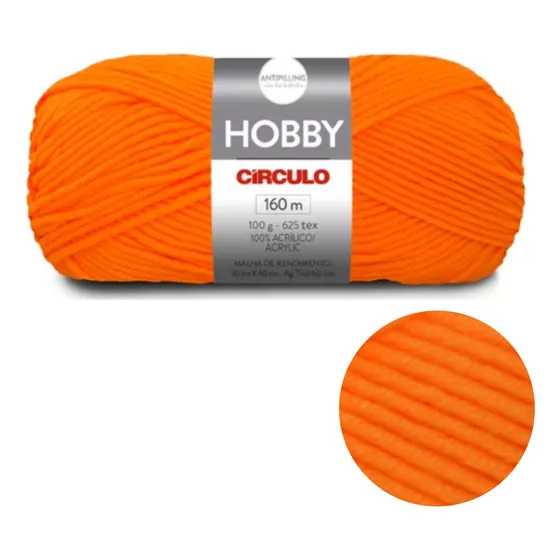 Lã Fio Hobby Circulo 100%acrilico Não Faz Bolinha 100g 160m