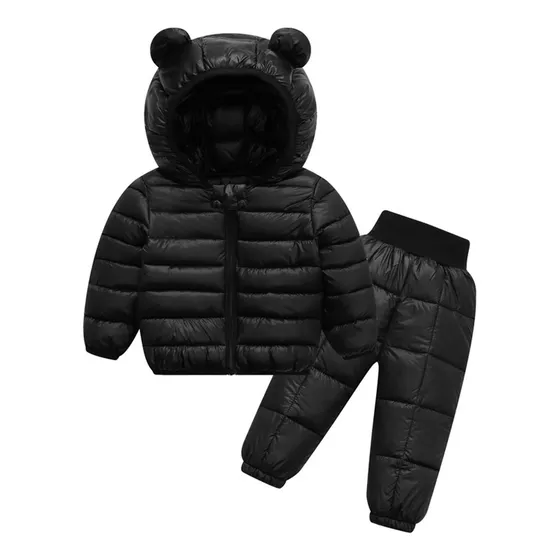 Conjunto De Jaqueta E Calças Infantil Para Meninos E Meninas