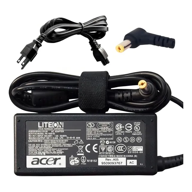 Cargador Acer E5-411 E5-421 E5-471 E5-511 19v 65w