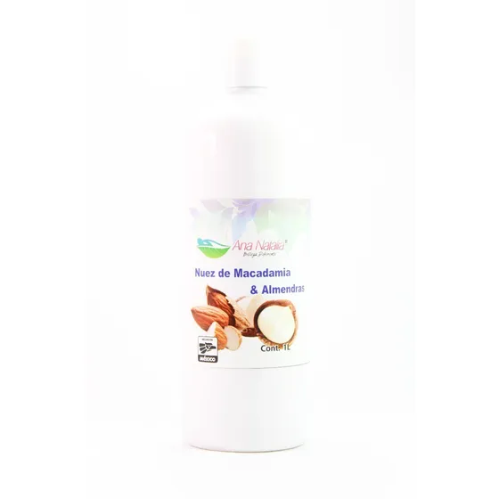 Crema Corporal Humectante De Macadamia & Almendras. 1 L