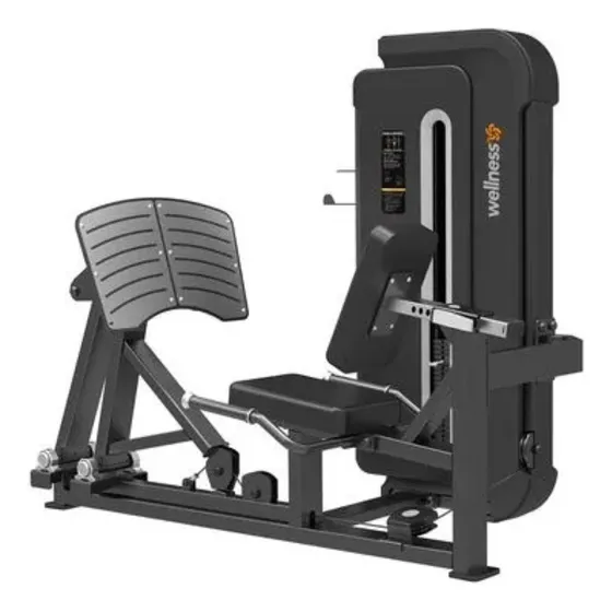 Leg Press Horizontal Wellness New Classic 115kg Em338 Preto