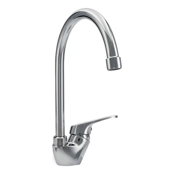 Llave Monomando Lavaplatos Vertical Cromado Mirage Taumm