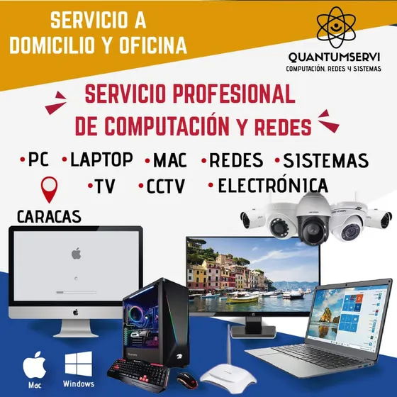 Servicio Y Partes Para Laptop Pc Mac Redes Impresoras