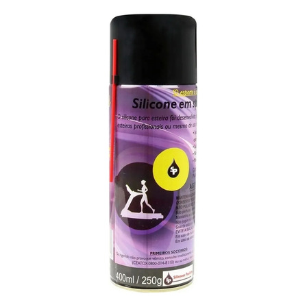 Lubrificante Silicone Para Esteira Spray Academia 400 Ml Lubrificante Silicone Para Esteira Spray Academia 400 Ml
