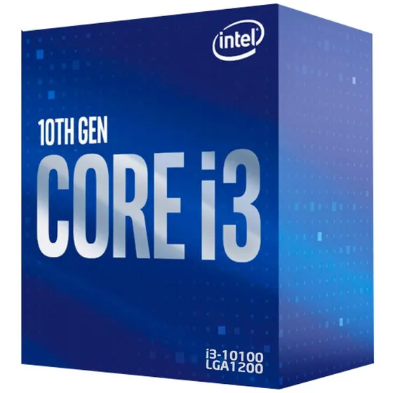 Processador Intel Core I3-10100 3.6ghz 4.3ghz 6mb Lga1200