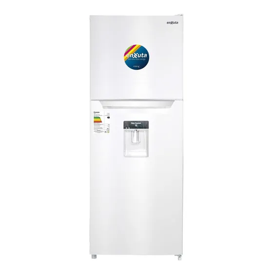 Heladera con freezer Enxuta RENX1350DW color inox con capacidad de 345L