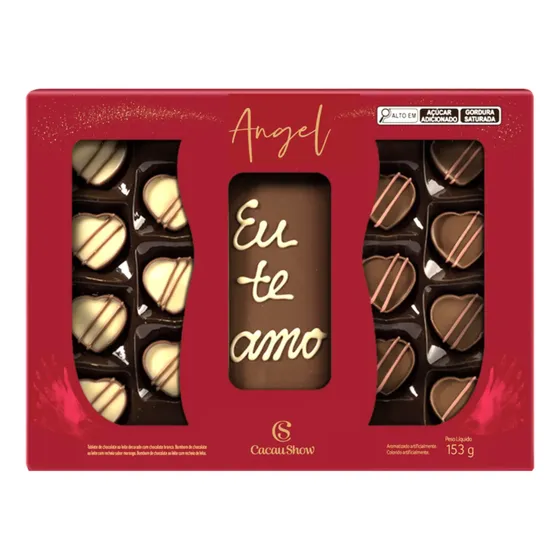 Bombom Cacau Show Delicias De Amor Presente Mães E Namorados