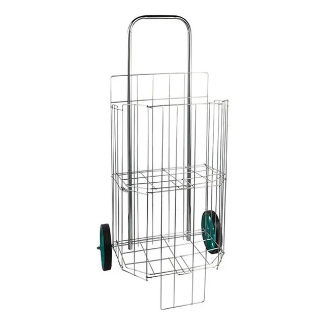 Carrinho De Compras DobrĂĄvel Com RodĂzio 33x43cm Carrinho De Compras DobrĂĄvel Com RodĂzio 33x43cm