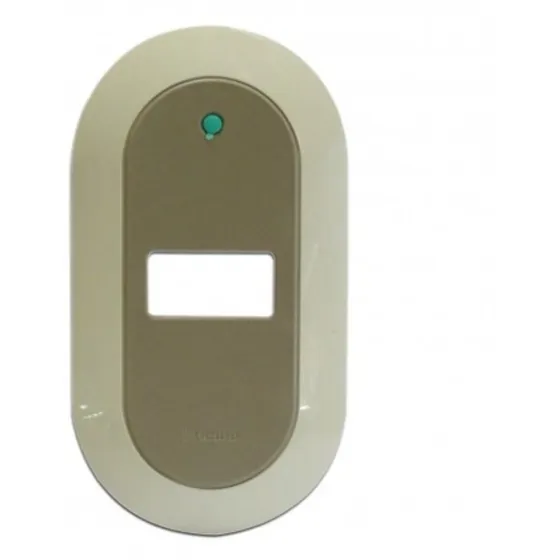 Tapa Decorativa Sencillo Bticino Color Beige/marfil 1 Switch