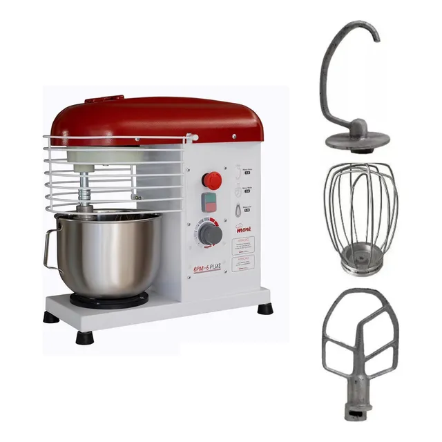 Batedeira Industrial Mana 6 Lts Bpm6 Plus Com 10 Vel E 1000w