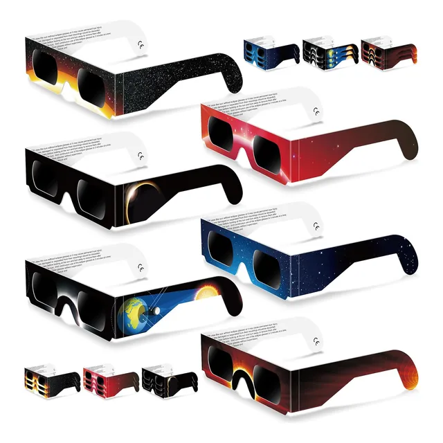 Anteojos Eclipse Solar Certificados Ce Iso Pack X 24