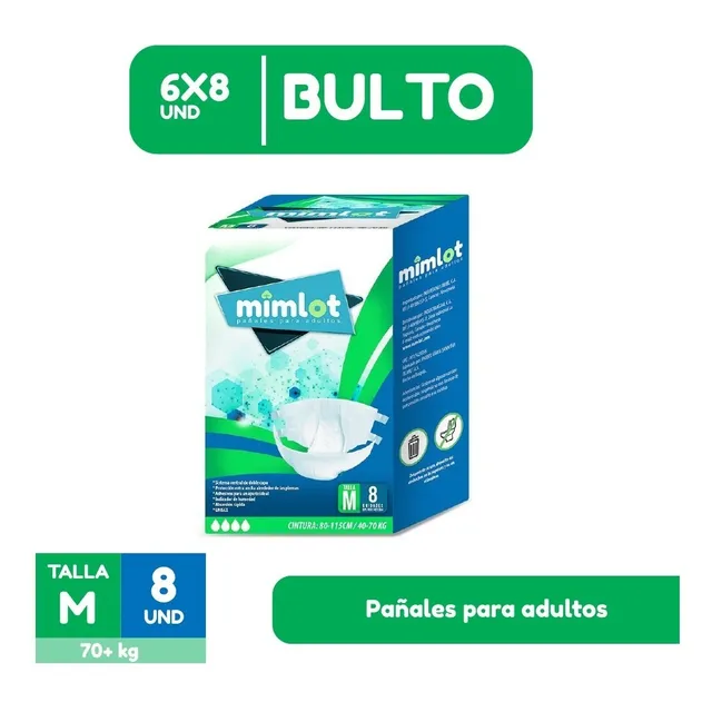 Pañales De Adulto Mimlot Talla M - Por Bulto