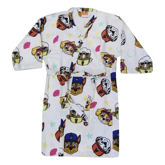 Bata Baño Infantil Algodón Paw Patrol Dohler Original