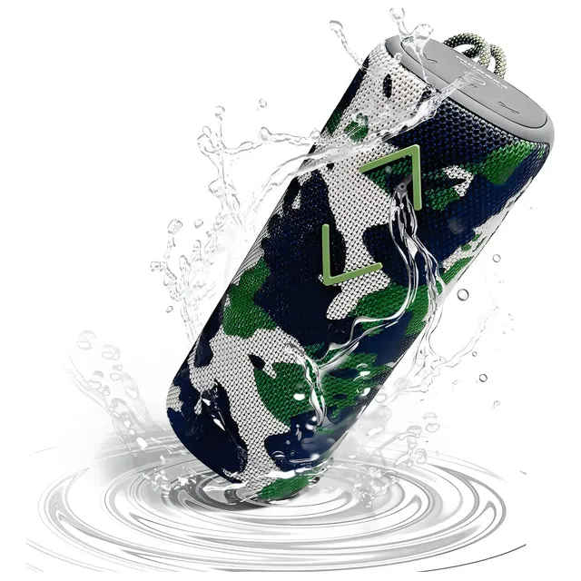 MOREKA-700 Bocina Bluetooth Portátil SubwooferAltavoz Recargables Color Camuflaje