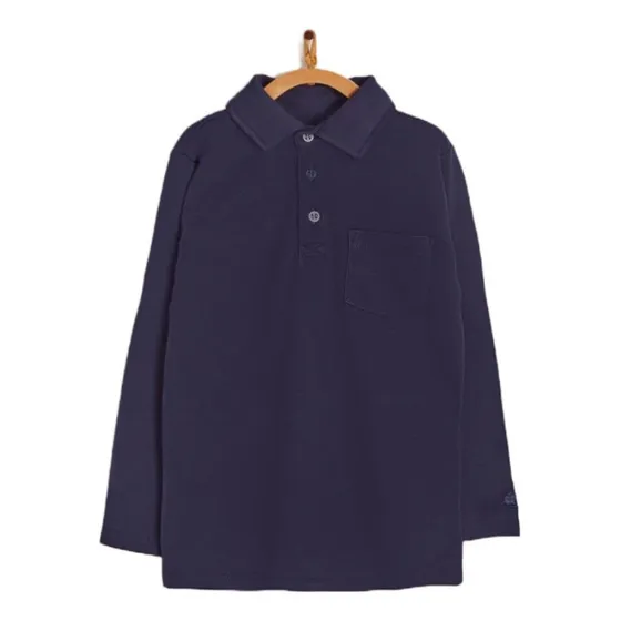 Chemise Manga Larga Pima Colors Azul Babycottons