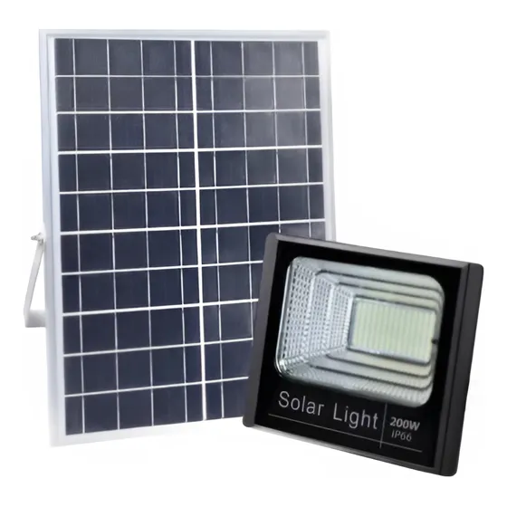 Foco Solar Inteligente 200w 360 Led Control Remoto Ip66