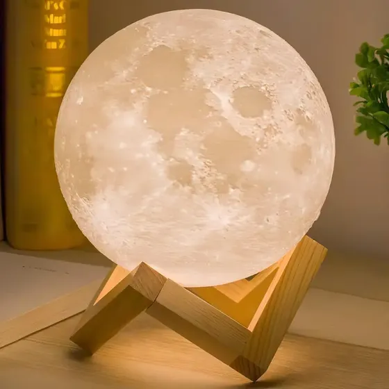 Lampara De Luna, Balkwan Impresion 3d Luz De Luna Utiliza | Cuotas sin interés