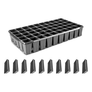 Bandeja 50 Células Quadrada Nutriplan -10 Unidades P/ Mudas Bandeja 50 Células Quadrada Nutriplan -10 Unidades P/ Mudas