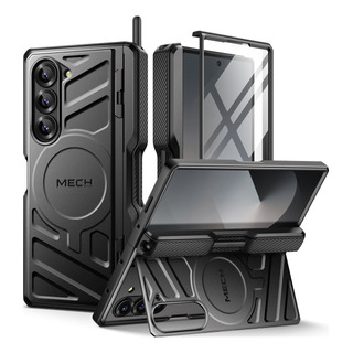 Capa Magsafe Para Samsung Galaxy Z Fold6 Com Suporte E Clipe Capa Magsafe Para Samsung Galaxy Z Fold6 Com Suporte E Clipe