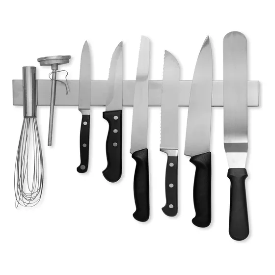 U Chef Soporte Para Cuchillos Magnético De 40cm Acero Inox Color Plateado