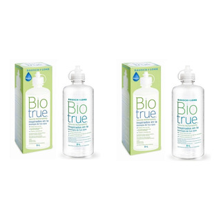Bio True 300 Ml Solución Líquido Lentes Contacto 2 Unidades Bio True 300 Ml Solución Líquido Lentes Contacto 2 Unidades