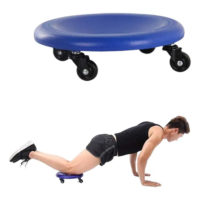 Disco Abdominal Portátil, Ruedas De Rotación De 360 