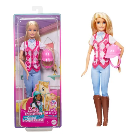 Barbie Malibu Atuendo De  Equitación Y Accesorios 30 Cm