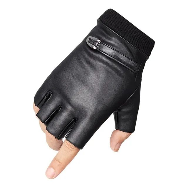 Guantes De Cuero Tacticos Gym Moto Dama Bipel Talla Unica