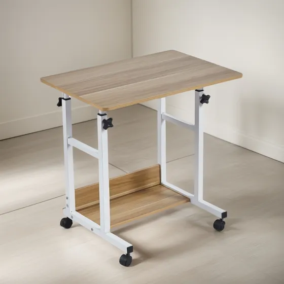 Mesa Para Computador Ajustable 2.0 - Roble