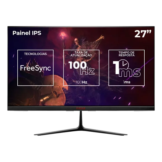 Monitor Gamer Pichau Athen V3 27 Pol Ips, Fhd, 1ms, 100hz