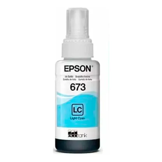 Tinta Epson T673 Cian Light L1800 L805 L850 L810 L800