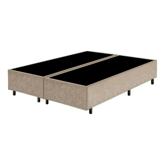 Box Base Bipartida Casal 138x188x42cm Blindado Confortável