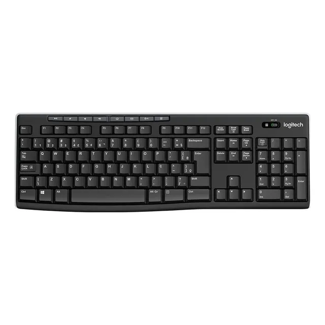 TECLADO INALÁMBRICO LOGITECH K270 QWERTY ESPAÑOL COLOR NEGRO