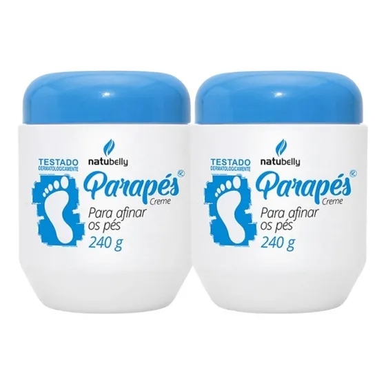 Creme Hidratante Para Afinar E Alisar Os Pés Natubelly 240g.