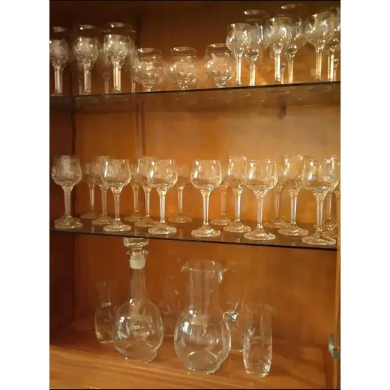 Juego De Copas Cristal Bohemia