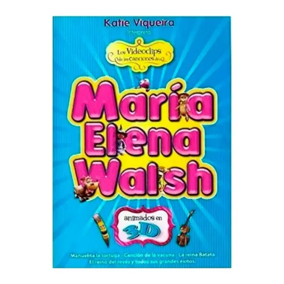 Los Videoclips De María Elena Walsh Vol. 1 (dvd) Ya Musica