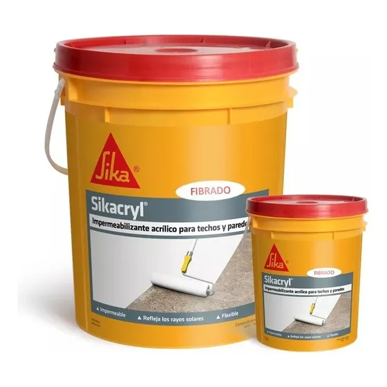 Impermeabilizante Acrílico Sikacryl Fibrado Sika 20+5k 