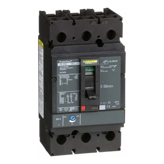 Interruptor Termomagnetico Square D Jdl36250 3 Polos 250 Amp