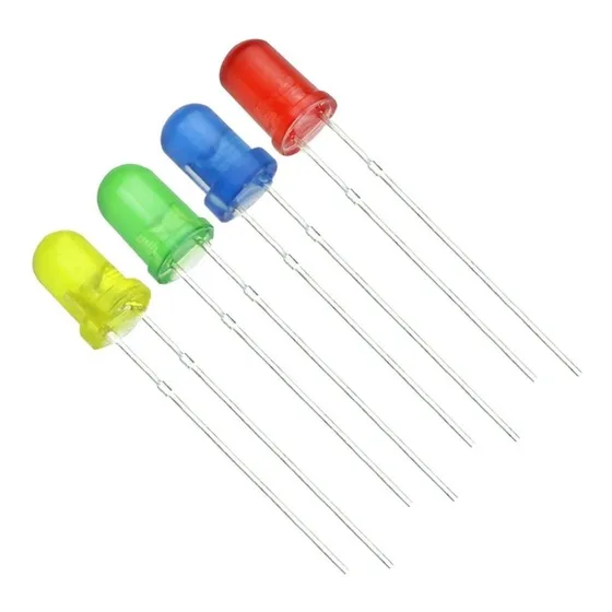 Kit Led 5mm 25-az/25-vd/25-am/25-vm - Total 100