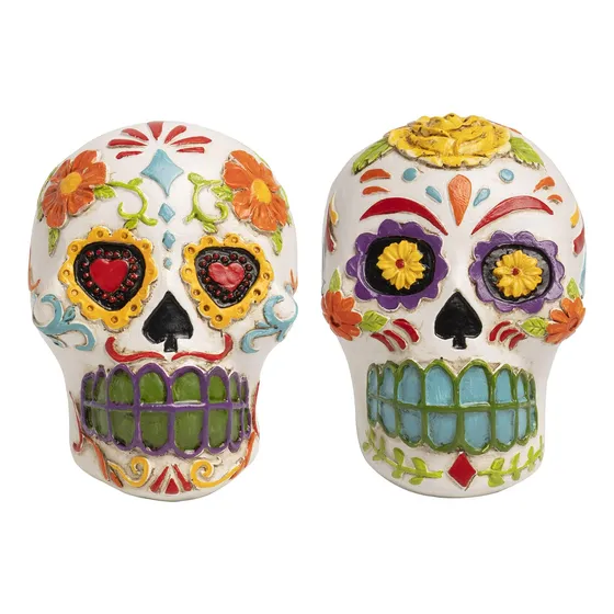 Figuras De Calaveras De Azúcar For Decoración Del Día De
